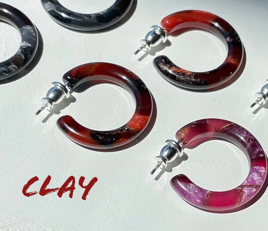 Ultra Mini Hoop Earrings | Small Acetate Hoops