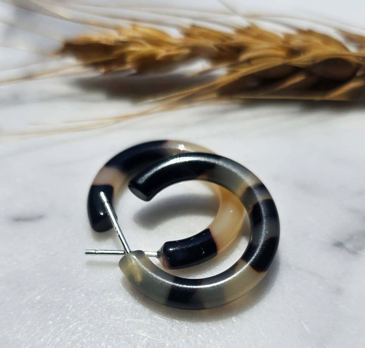 Ultra Mini Hoop Earrings | Small Acetate Hoops
