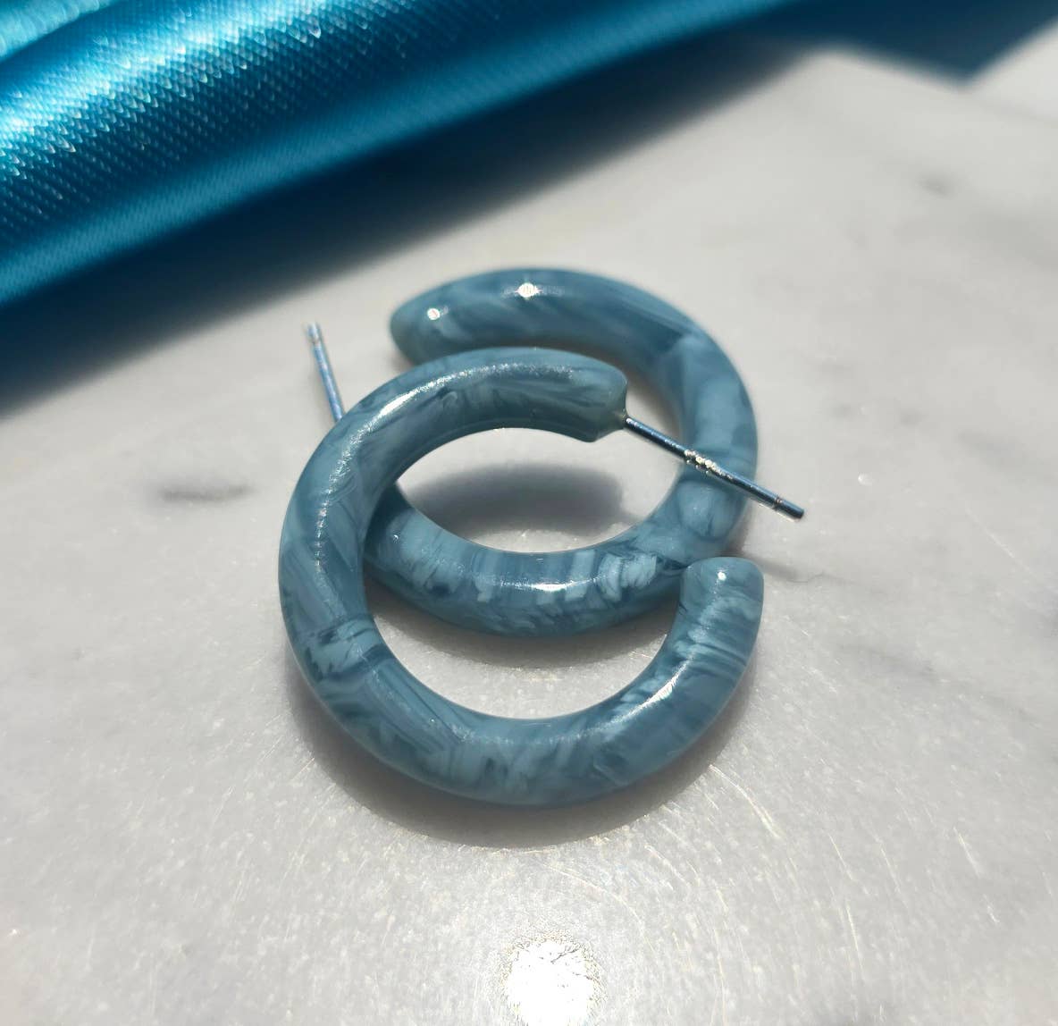 Ultra Mini Hoop Earrings | Small Acetate Hoops