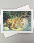 Yuletide Friends Notecard