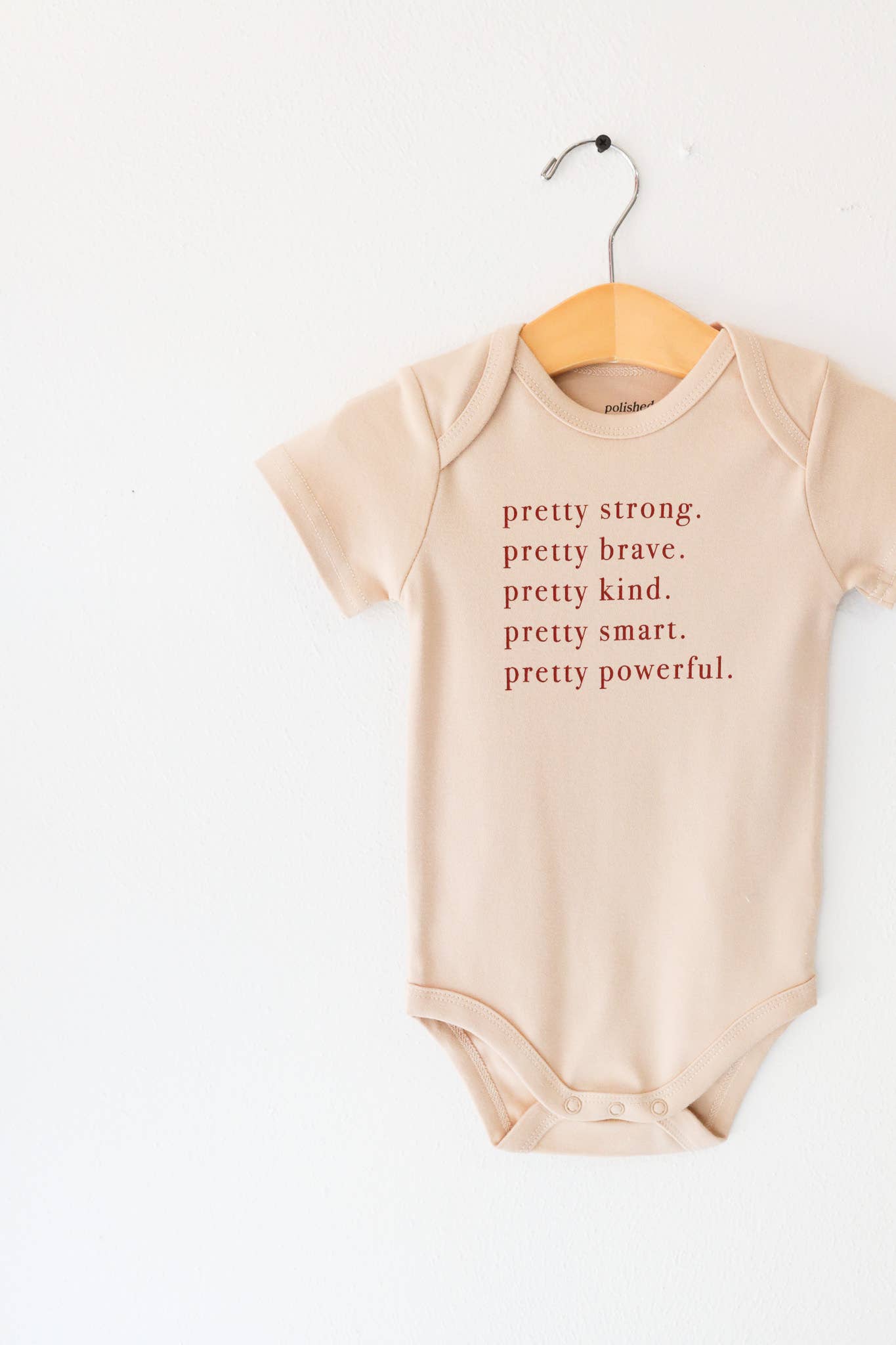 Pretty Brave baby onesie, baby clothes, girls onesie, gift