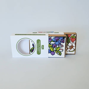 Blueberry Mini Note Card or Florist Gift Tag