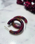 Ultra Mini Hoop Earrings | Small Acetate Hoops