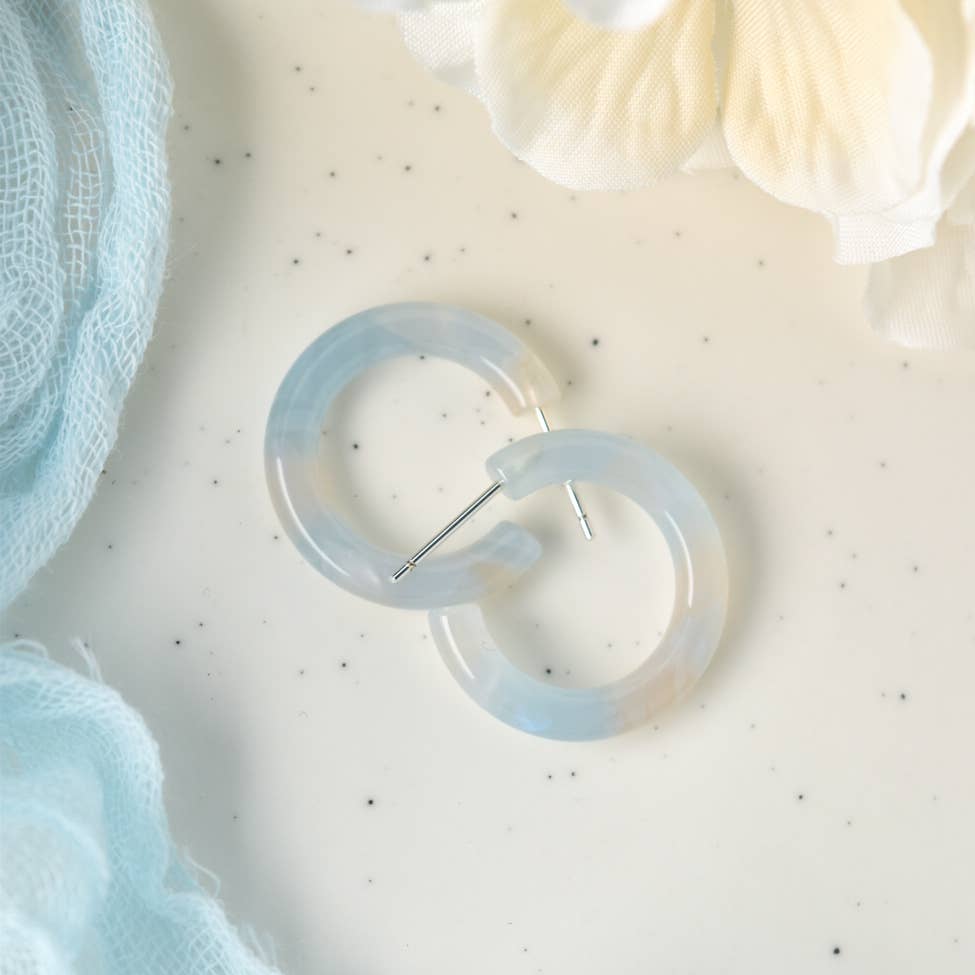 Ultra Mini Hoop Earrings | Small Acetate Hoops