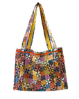 Calico Quilted Tote
