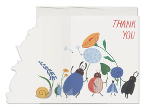 Bugs Thank You greeting card