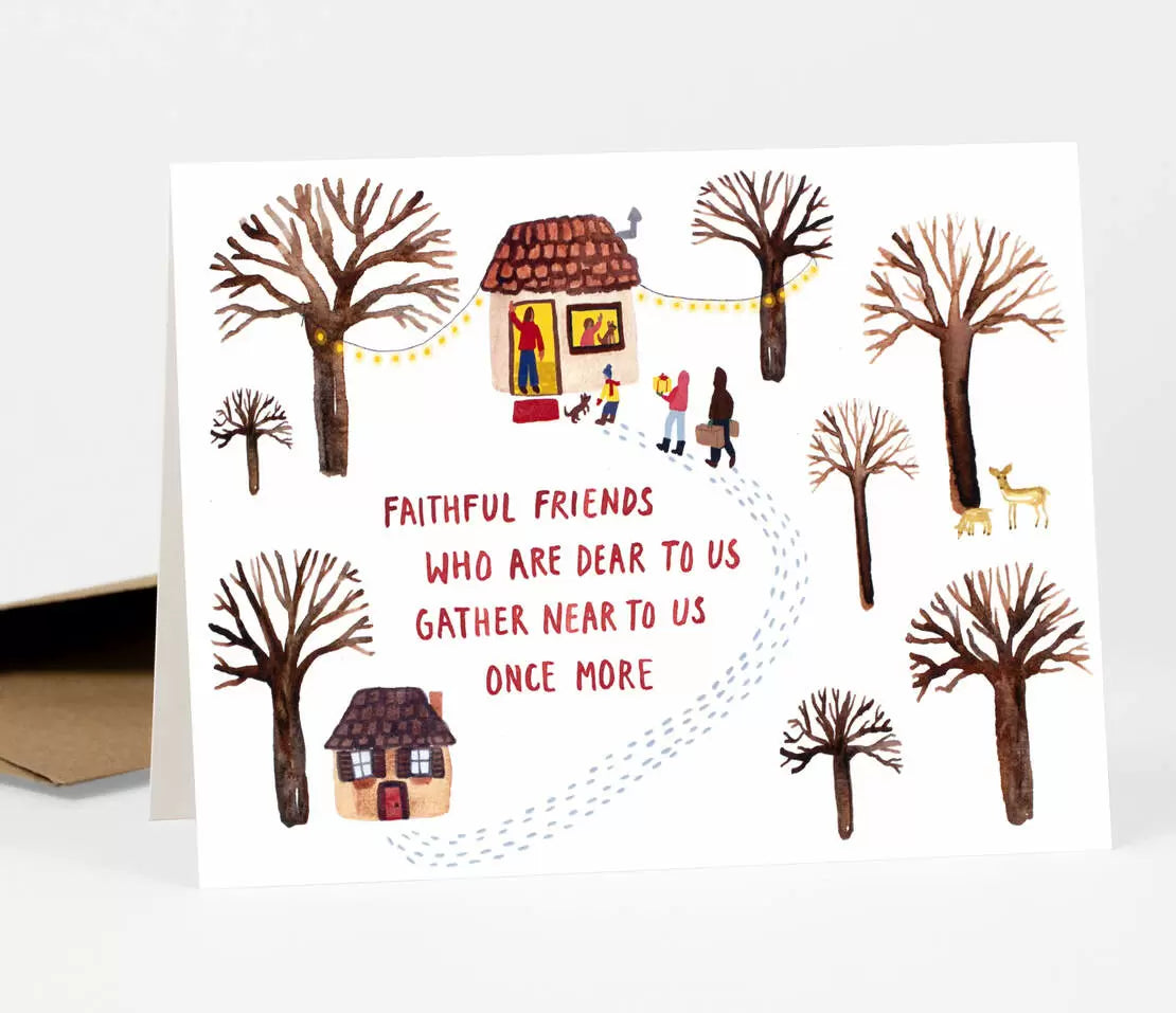 Faithful Friends Greeting Card