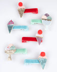 Ice Cream Hair Clips