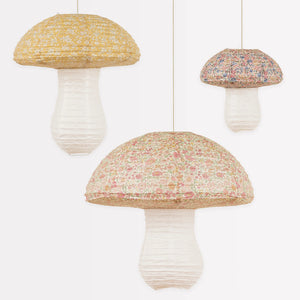 Liberty of London Printed Mushroom Lanterns - Set of 3