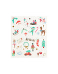 Mixed Icon Christmas Temporary Tattoos