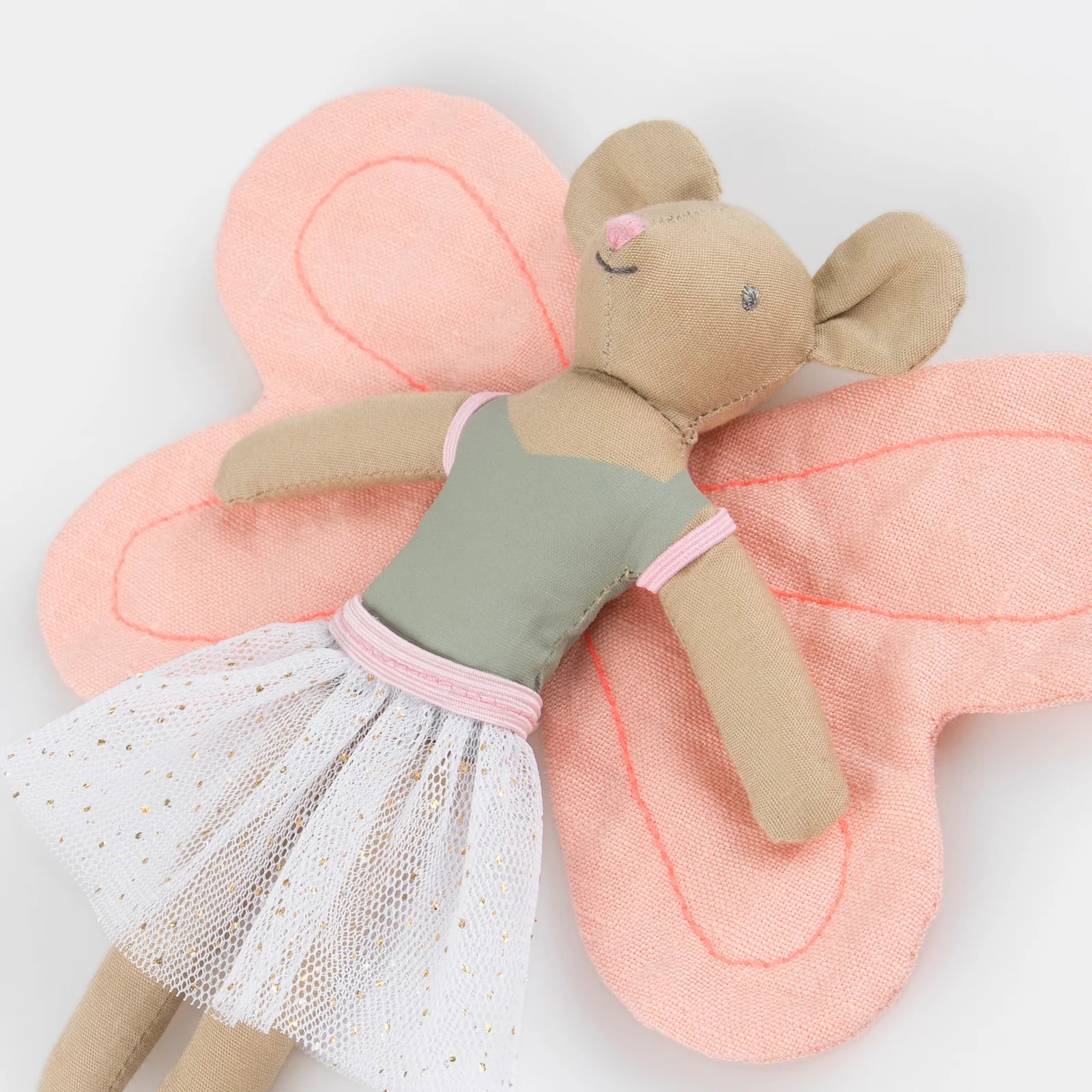 Fairy Mouse Doll in Mushroom Bag