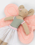 Fairy Mouse Doll in Mushroom Bag