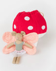 Fairy Mouse Doll in Mushroom Bag