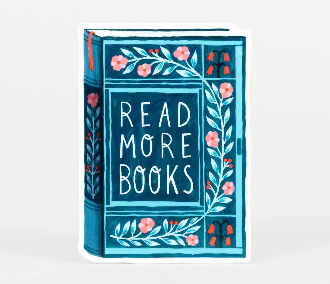 Readmore Books Read More Books Sticker β Hedgehog Belly Designs