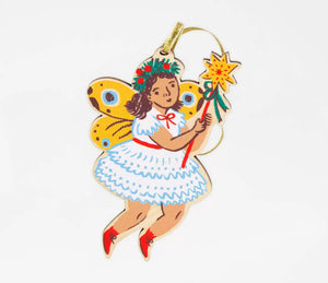 Winter Fairy Wooden Ornament - Phoebe Wahl