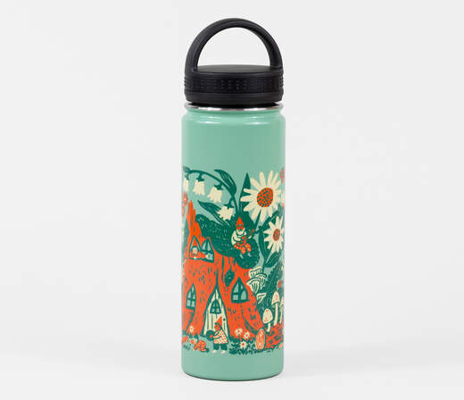 Blossom Village Insulated Water Bottle - Phoebe Wahl