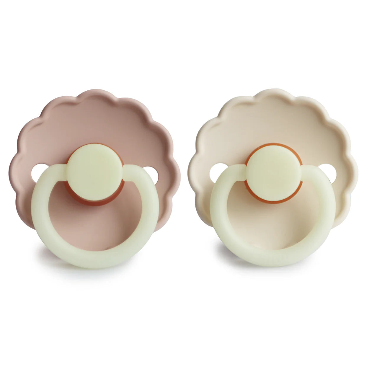 FRIGG Daisy Night Natural Rubber Pacifier 2-pack