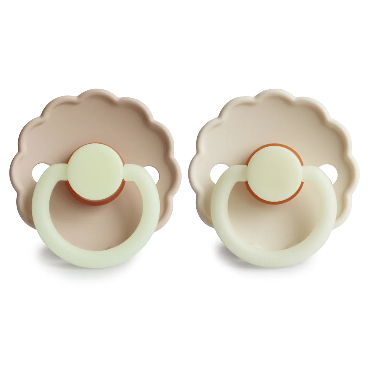 FRIGG Daisy Night Natural Rubber Pacifier 2-pack