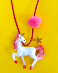 "Rebel the Pink Unicorn Necklace"
