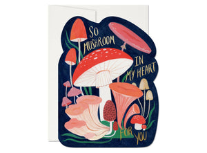 So Mushroom love greeting card