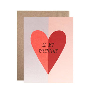 Be My Valentine Large Heart Card