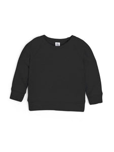Unisex Brooklyn Pullover - Black Raglan Sweatshirt