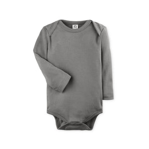 Classic Long Sleeved Bodysuit - Pewter