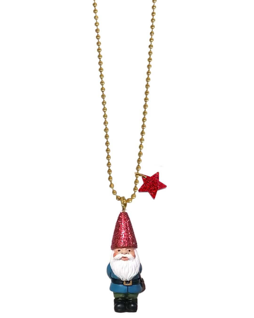 "Gnome" Holiday Necklace