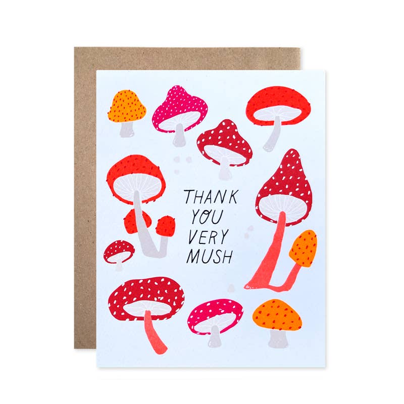 Thank you Very Mush - greeting card
