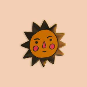 Sun Enamel Pin