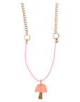 Enamel Mushroom Necklace