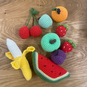 Hand Crocheted Fruits & Veggies