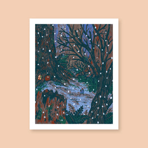 The First Flakes Art Print  - Phoebe Wahl