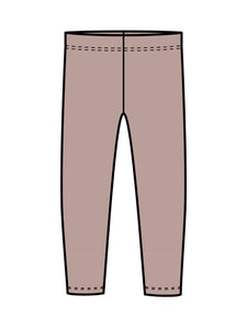 Yard Sale - Organic Baby & Kids Classic Leggings - Dusty Mauve