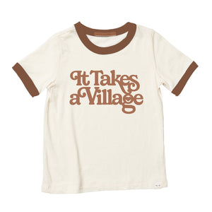 It Takes A Village - Womens Ringer Tee