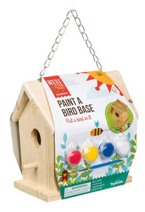 Beetle & Bee Paint A Bird Base, Backyard Birdhouse Kit