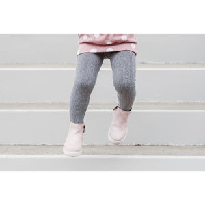 Cable Knit Tights  - Grey