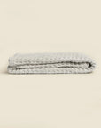The Weightless Waffle Throw Baby Blanket - Silver