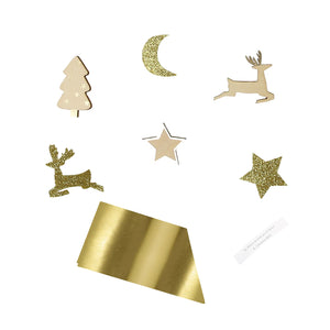 Felt & Eco Glitter Icon Crackers (set of 6)