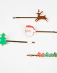 Festive Enamel Hair Slides
